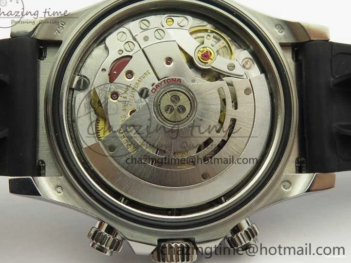 Daytona SS 1:1 Edition Noob Strap Black Best Rubber (Free SA4130 on Dial 904L Blue Extra Case Strap) 116519 0411